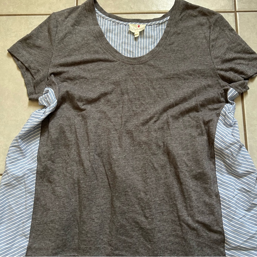 Anthropologie Deletta Callisto Swing Babydoll top - Picture 2 of 11
